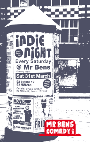 Mr Bens Indie Night